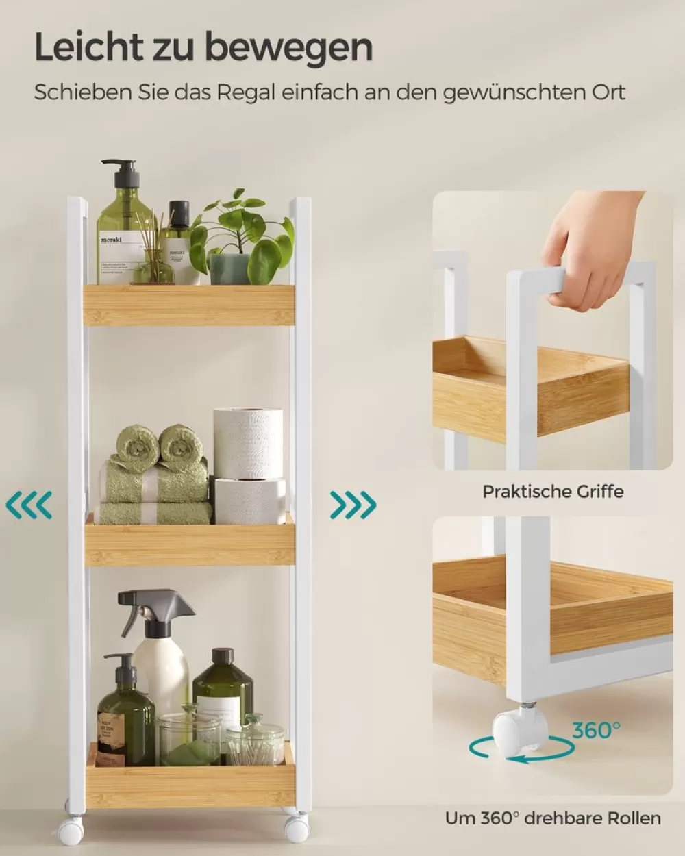 badezimmerregal_mit__ebenen_schmal_platzsparend_wei_11.webp Flash Sale SONGMICS Badezimmerregal mit 3 Ebenen schmal platzsparend weiß