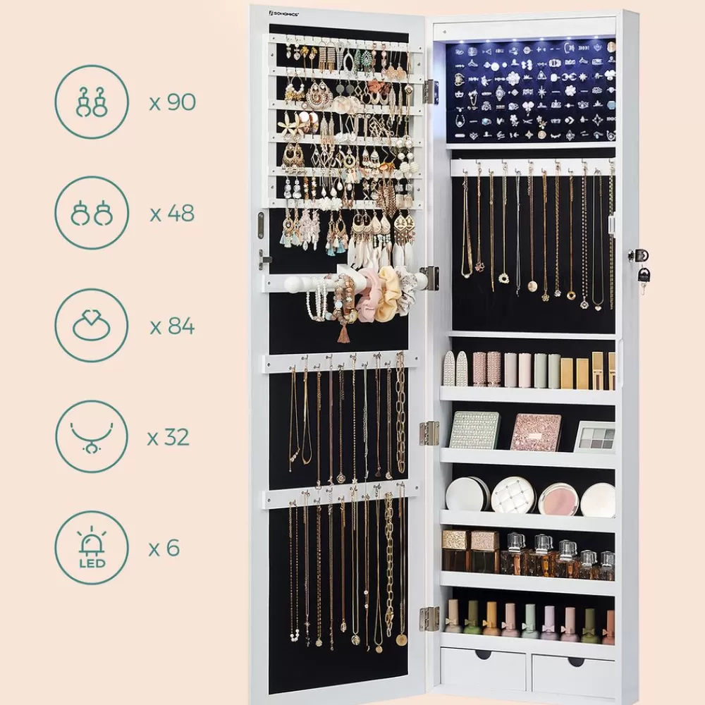 eleganter_schmuckschrank_hngend_4.webp Best SONGMICS Eleganter Schmuckschrank hängend