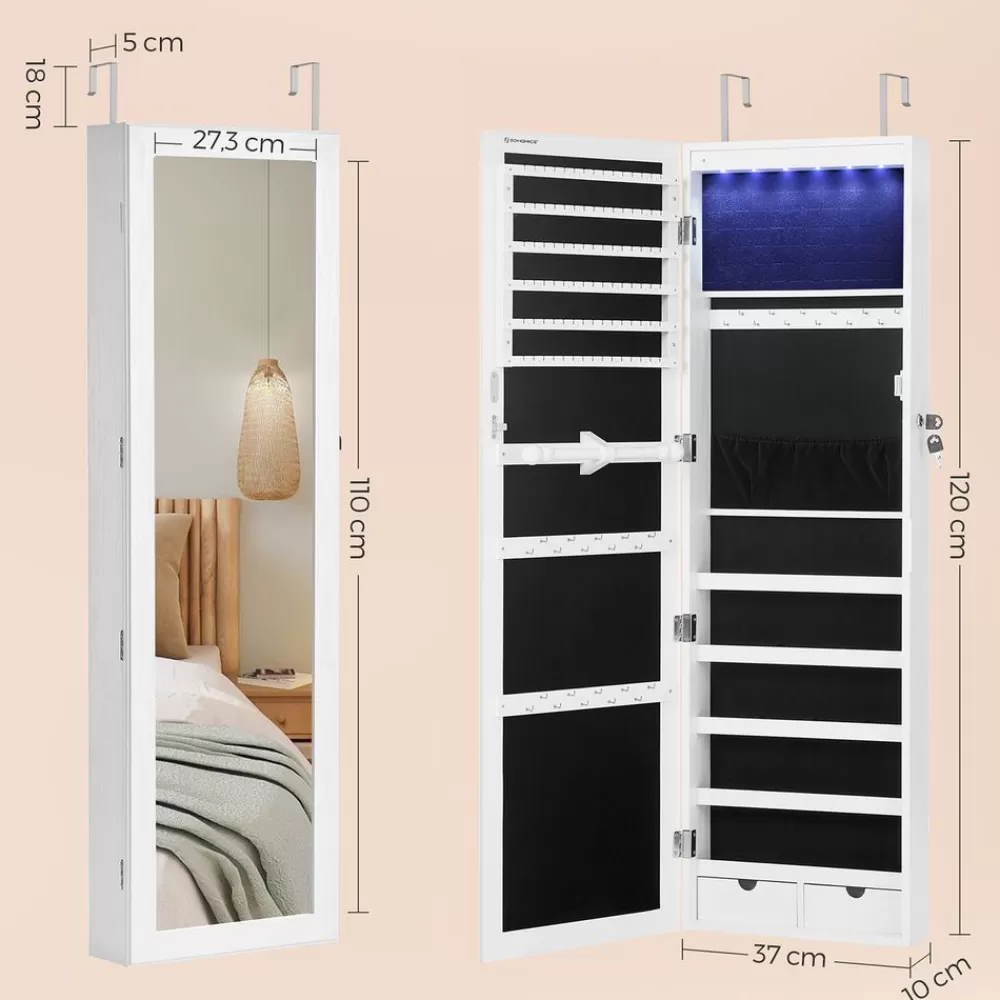 eleganter_schmuckschrank_hngend_5.webp Best SONGMICS Eleganter Schmuckschrank hängend