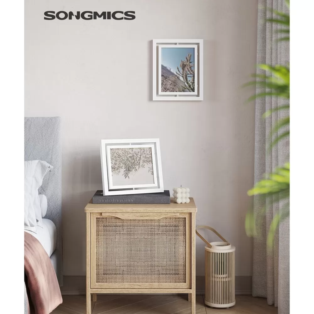 Outlet SONGMICS 2er Set drehbare Bilderrahmen für Fotos in 20,3 x 25,4 cm (8 x 10 Zoll)