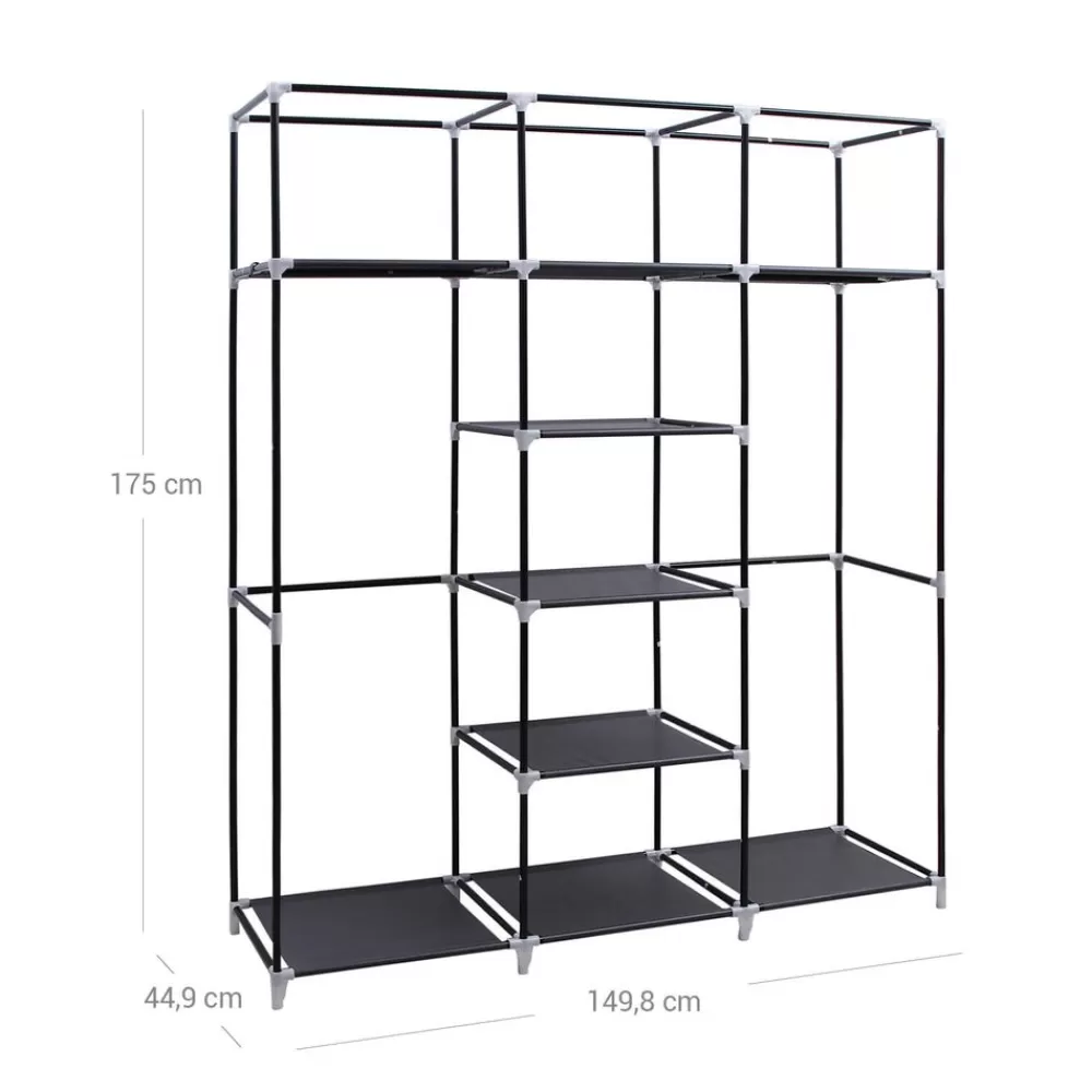 groer_stoffschrank__x__cm_beige_12.webp Store SONGMICS Großer Stoffschrank 175 x 150 cm Beige