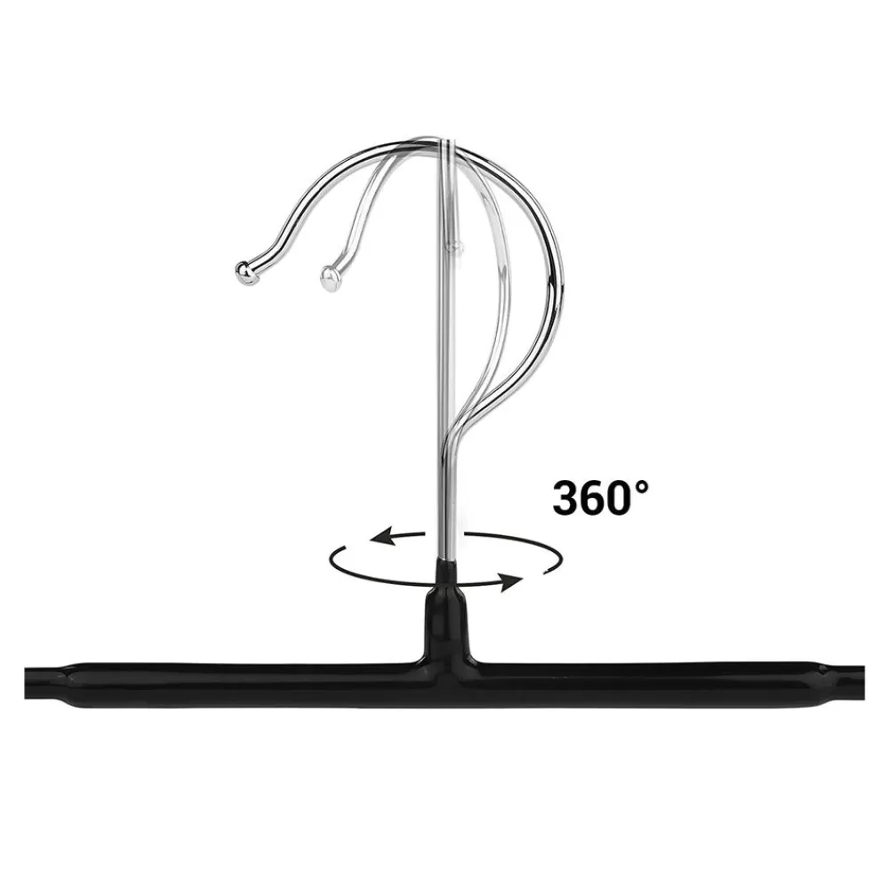 Online SONGMICS Hosenbügel aus Metall 20er Set Silbern-Schwarz