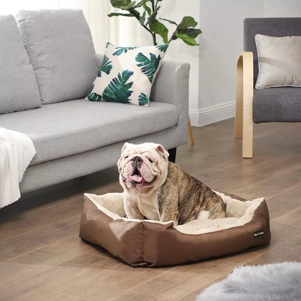 hundebett_oxfordgewebe__cm_braun_2.webp Outlet SONGMICS Hundebett Oxfordgewebe 65 cm Braun