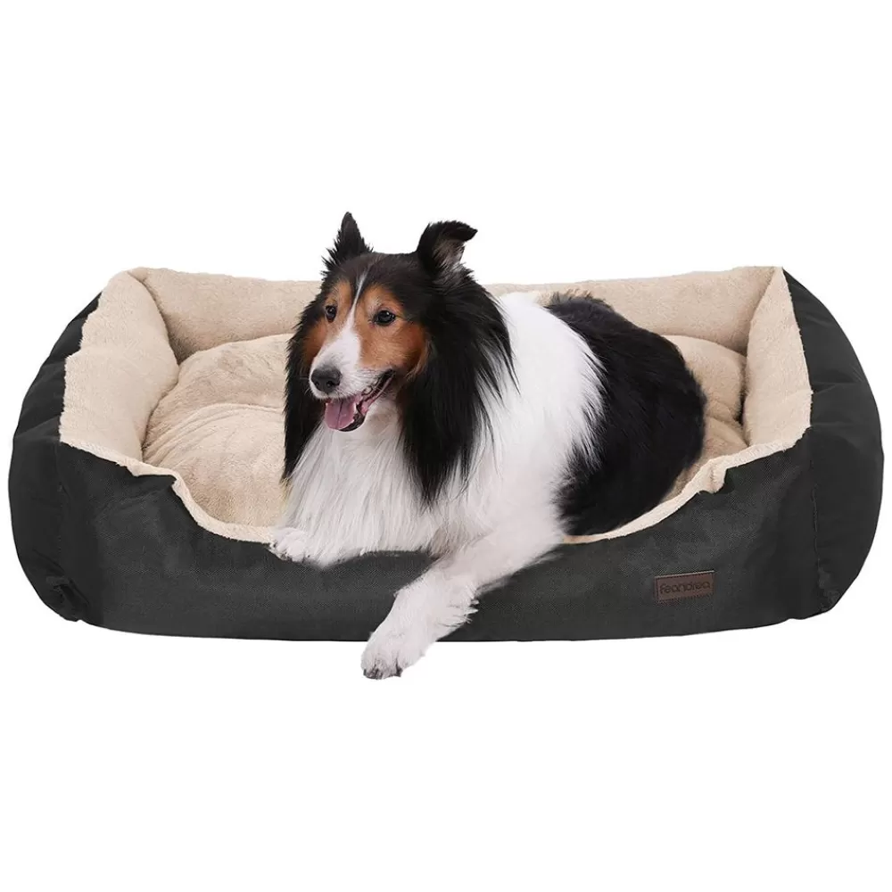 hundebett_oxfordgewebe__cm_braun_9.webp Outlet SONGMICS Hundebett Oxfordgewebe 65 cm Braun