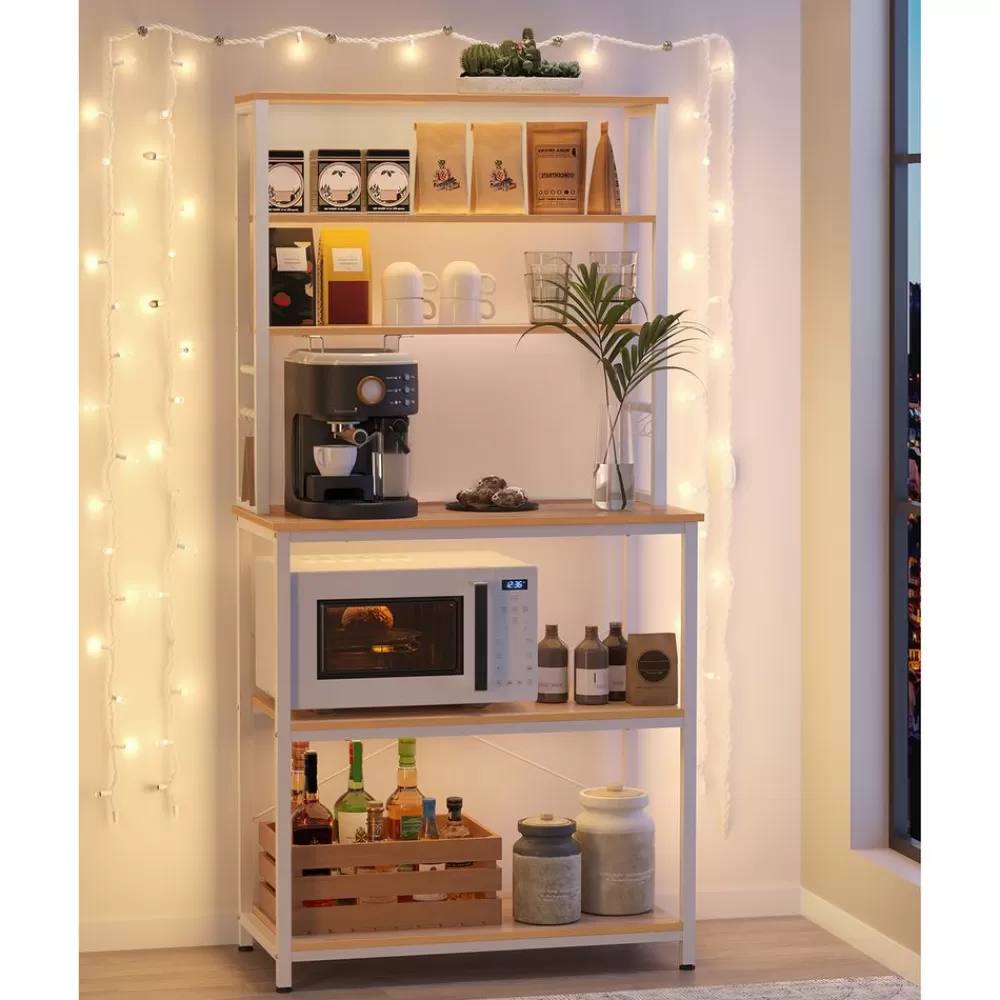 industriedesign_kchenregal_vintagebraunschwarz_11.webp New SONGMICS Industrie-Design Küchenregal Vintagebraun-Schwarz