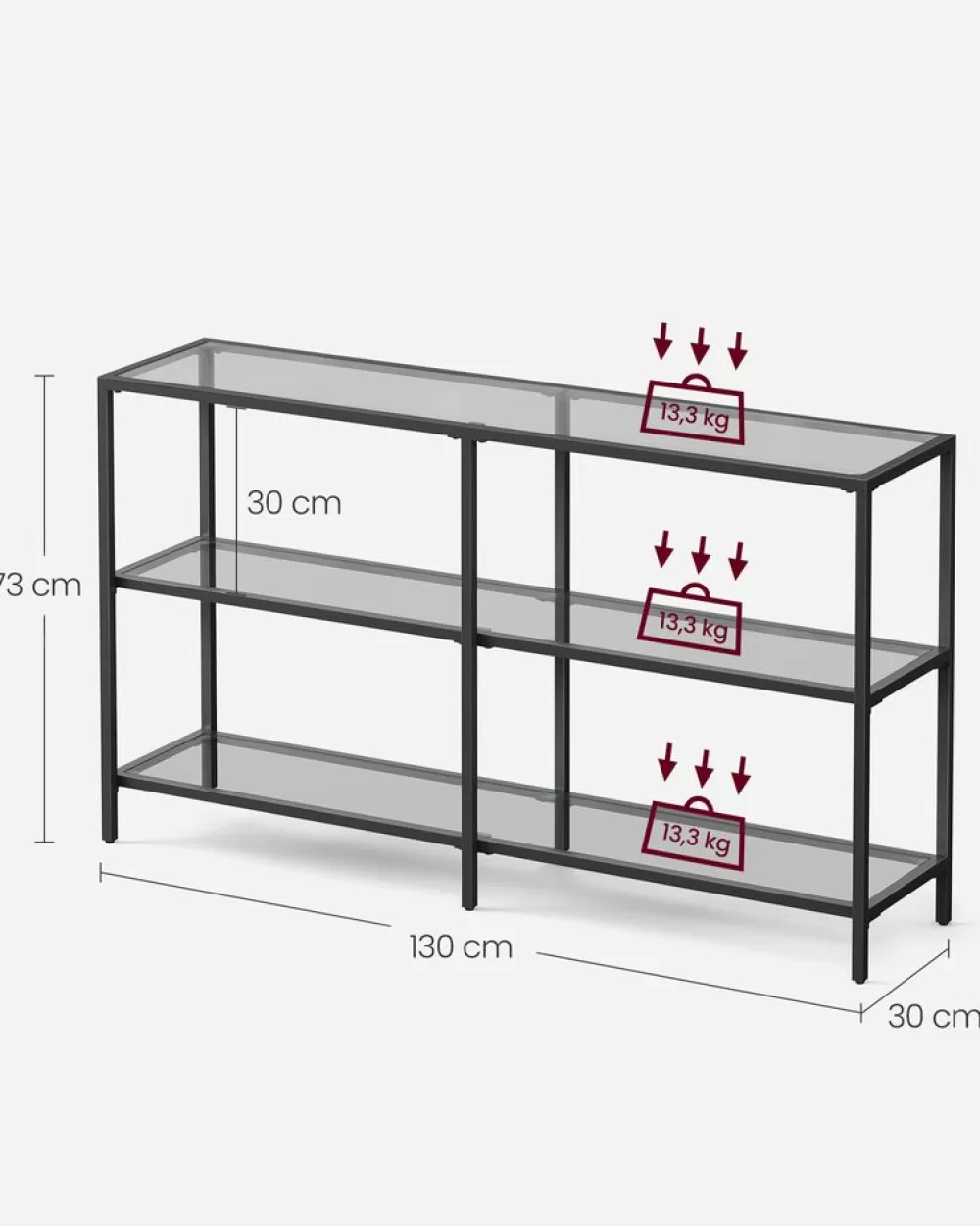 konsolentisch_mit__ebenen_12.webp Best SONGMICS Konsolentisch mit 3 Ebenen