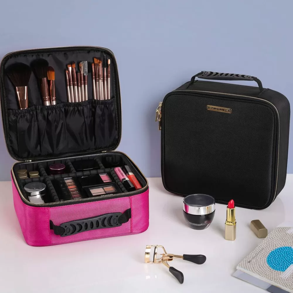 kosmetiktasche_fr_die_reise_pink_11.webp Best SONGMICS Kosmetiktasche für die Reise Pink