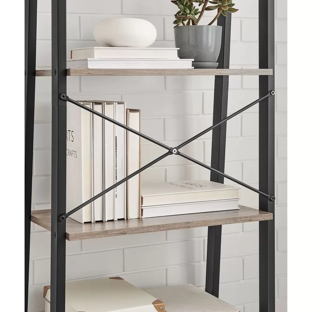 leiterregal_mit__ebenen_4.webp Online SONGMICS Leiterregal mit 5 Ebenen