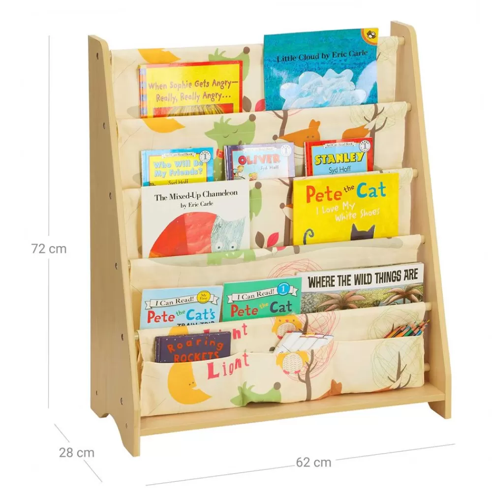 niedliches_bcherregal_fr_kinder_6.webp Store SONGMICS Niedliches Bücherregal für Kinder