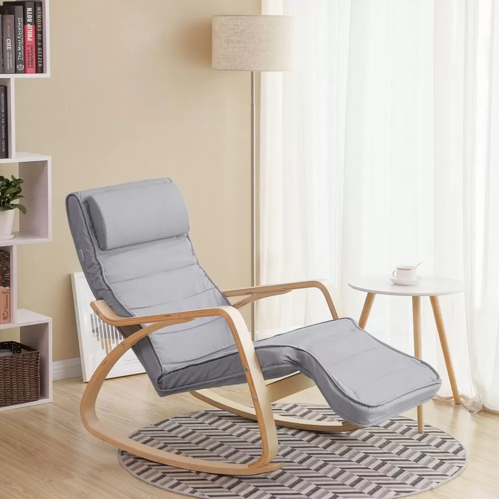 relaxstuhl_mit_fusttze_hellgrau_2.webp Shop SONGMICS Relaxstuhl mit Fußstütze Hellgrau