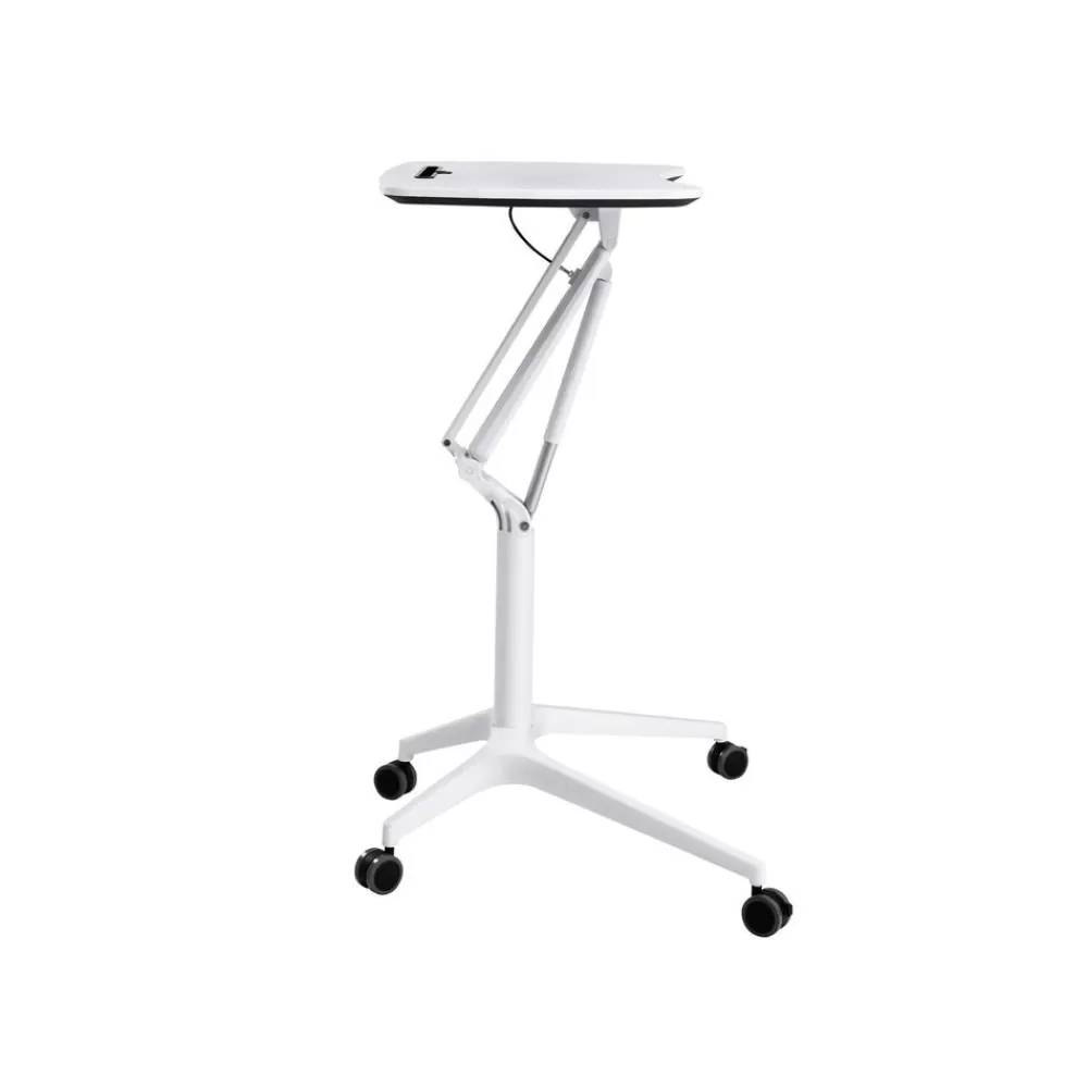 Fashion SONGMICS Rollender Laptoptisch Weiß