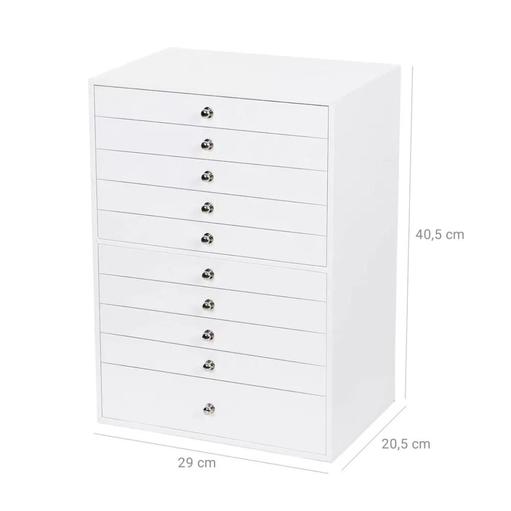 schmuckkasten__schubladen_wei_5-3.webp Discount SONGMICS Schmuckkasten 10 Schubladen Weiß