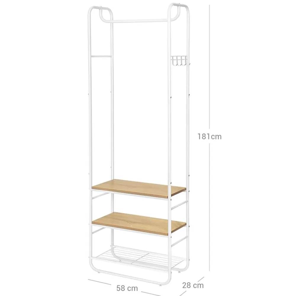 Clearance SONGMICS Sitzbank mit Stauraum Vintagebraun