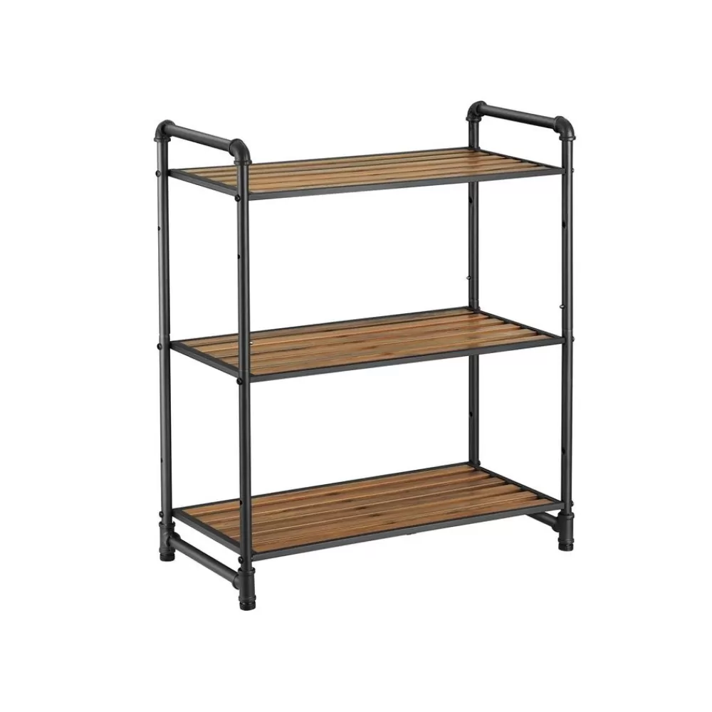 Flash Sale SONGMICS Standregal Wasserrohroptik 3 Ablagen
