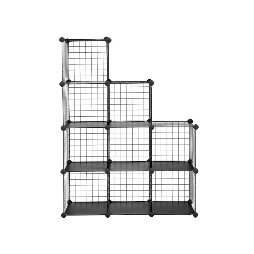 Flash Sale SONGMICS Steckregalsystem mit 9 Gitterwürfeln
