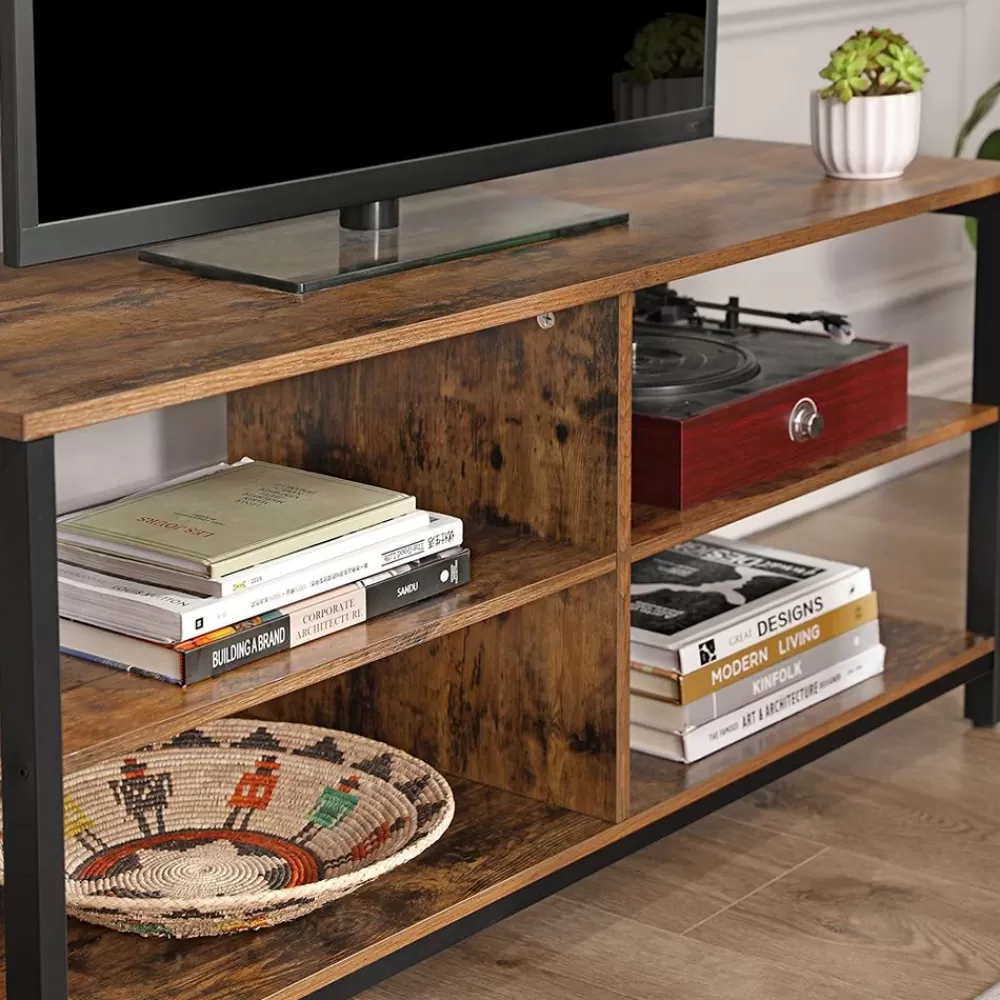 tvregal_mit__regalebenen_4.webp Flash Sale SONGMICS TV-Regal mit 4 Regalebenen