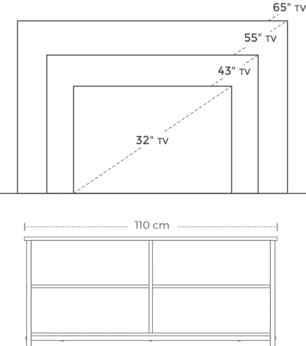 tvregal_mit__regalebenen_5.webp Flash Sale SONGMICS TV-Regal mit 4 Regalebenen